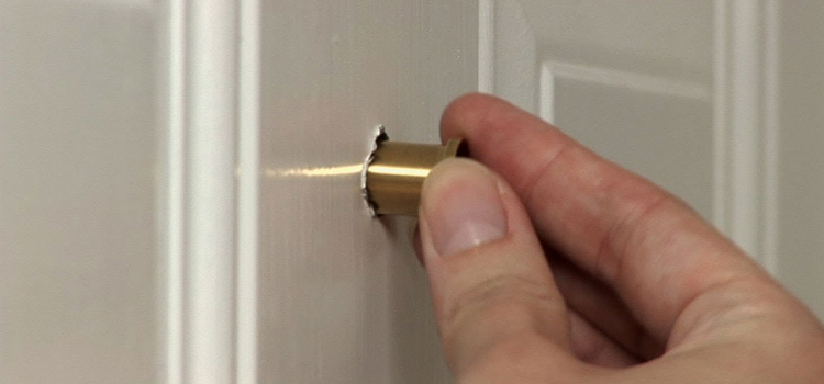 peephole door repair in Lake Butler