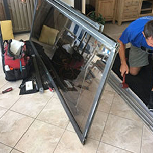 sliding glass door frame repair Lake Butler
